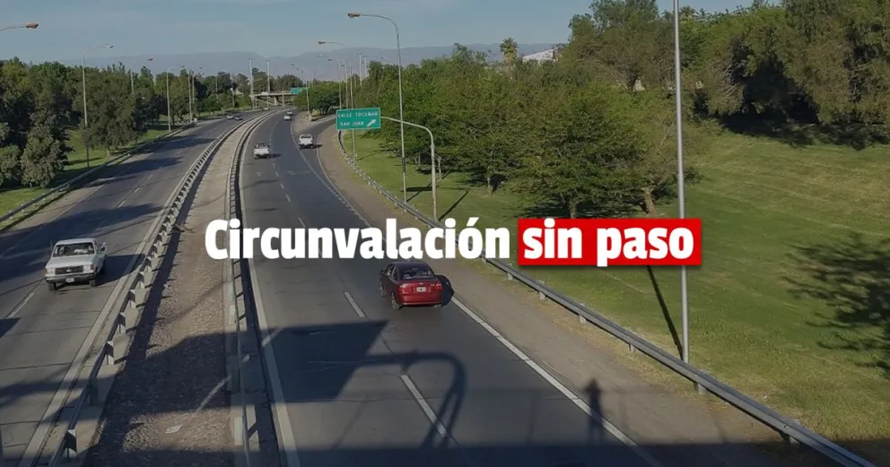 Interrumpieron el tránsito en calle Circunvalación