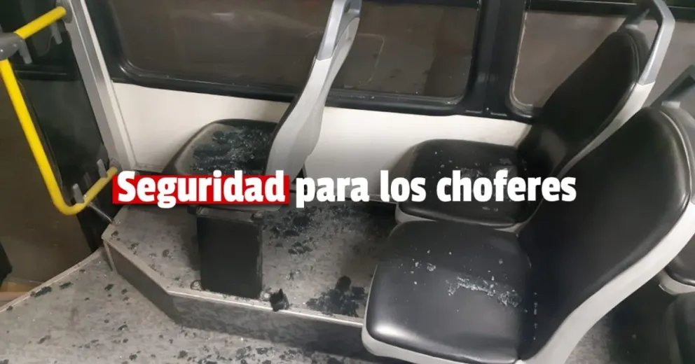 Choferes reclaman más seguridad ante robos y ataques de vandalismo 