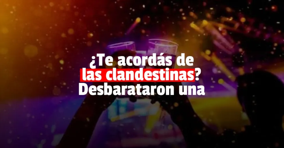 La policía desbarató una fiesta clandestina donde había menores