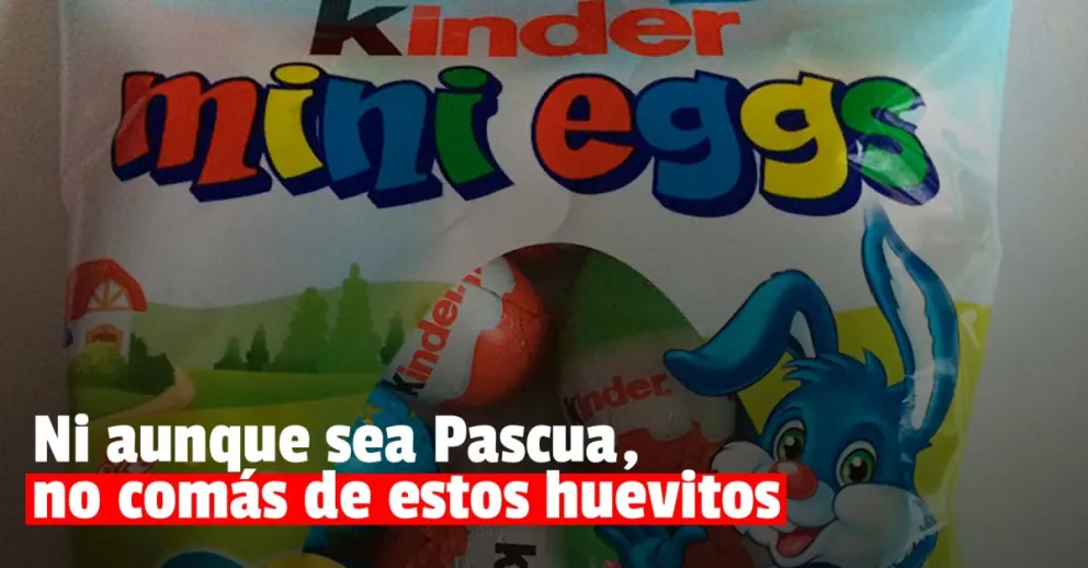 Retiraron del mercado un huevo de chocolate de un reconocida marca mundial 