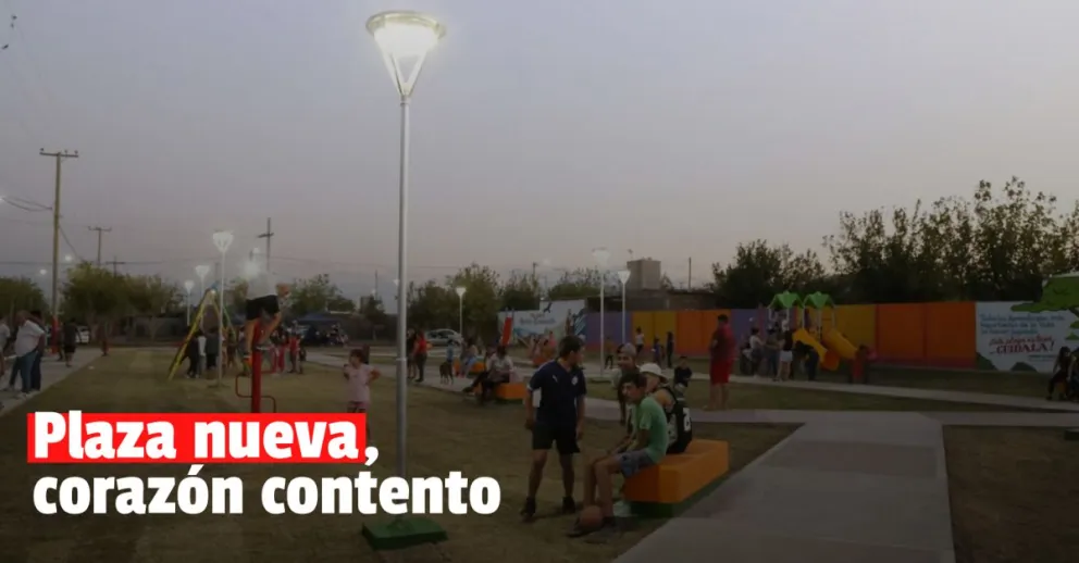 Inauguraron la nueva plaza del Barrio Talacasto de Chimbas