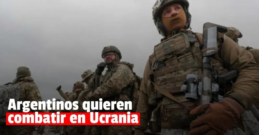 Paramilitares argentinos quieren combatir en Ucrania pero no logran ser aceptados
