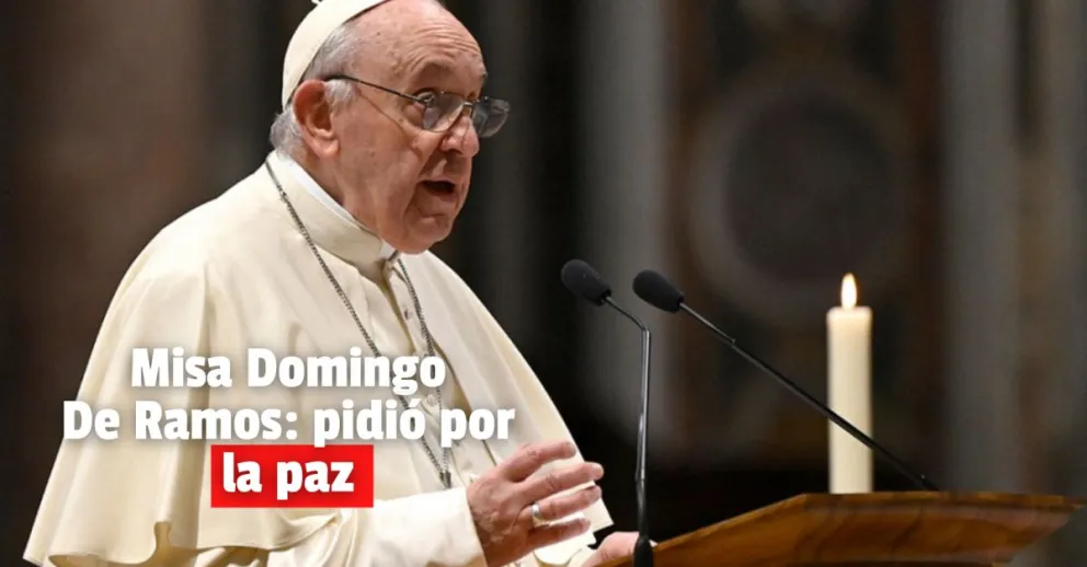 El papa Francisco afirmó que por la guerra en Ucrania "se vuelve a crucificar a Cristo"