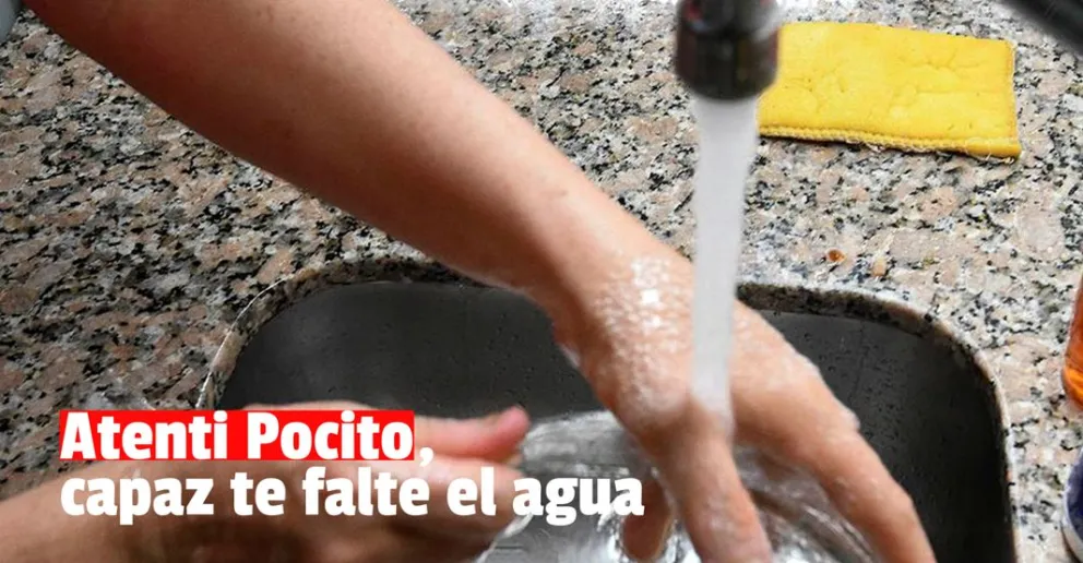 Para reemplazar una electrobomba, el servicio de agua potable se verá afectado en varias zonas de Pocito