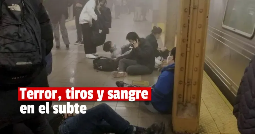 Terror en Estados Unidos: más de 10 heridos en un tiroteo en el subte