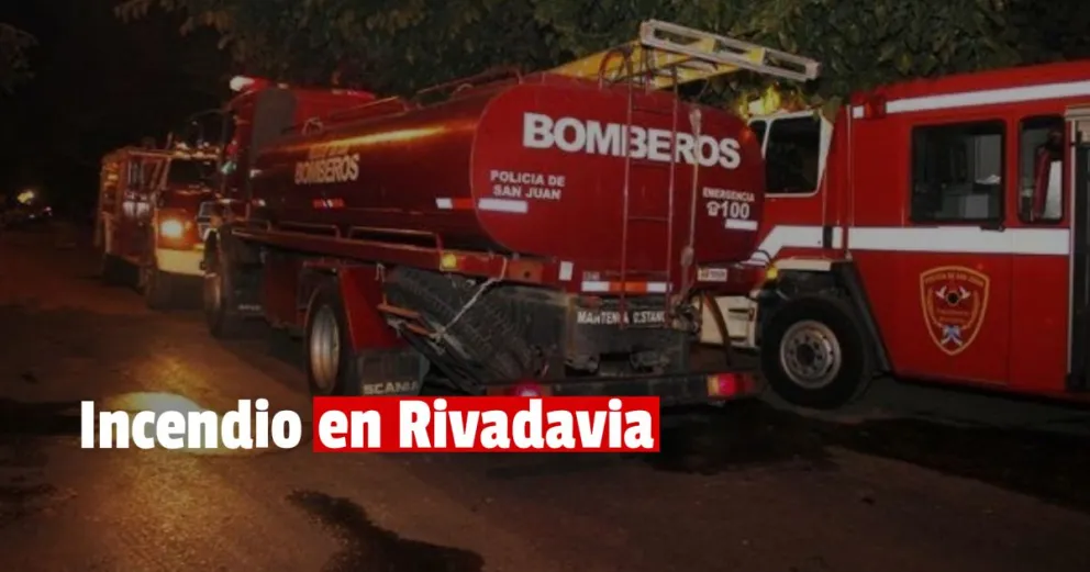 Se incendio un depósito de una casa