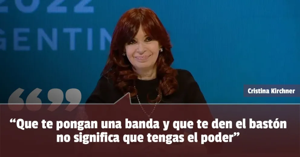 Cristina Kirchner reapareció en público y dijo una polémica frase ¿para Alberto Fernández?