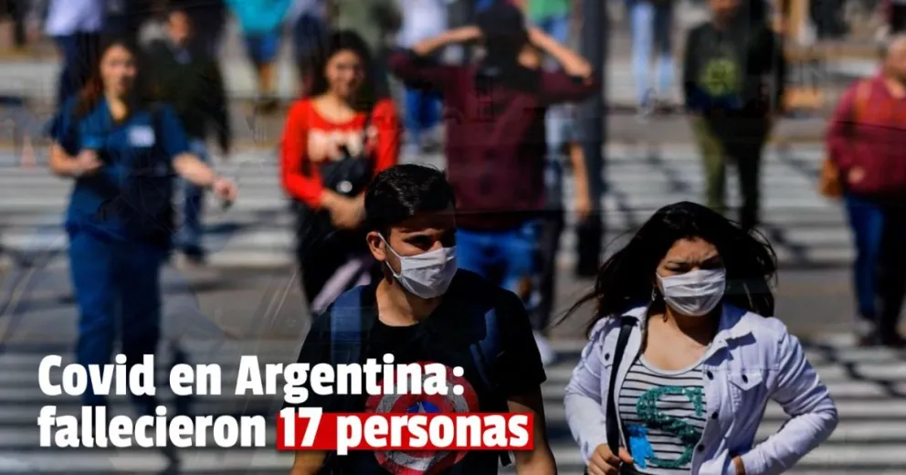 Coronavirus en Argentina: confirmaron 17 muertes y 1.720 nuevos contagios
