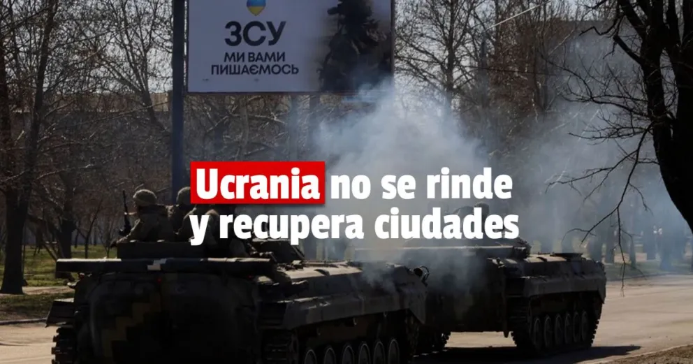 Ucrania anunció que recuperó varias ciudades en el sur