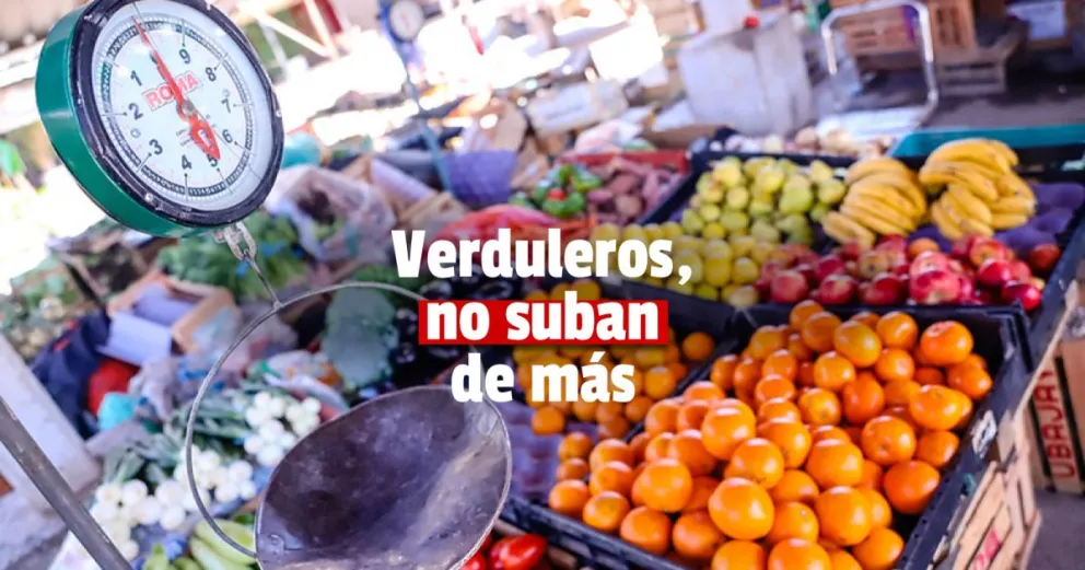 Fijaron precios máximos de frutas y verduras