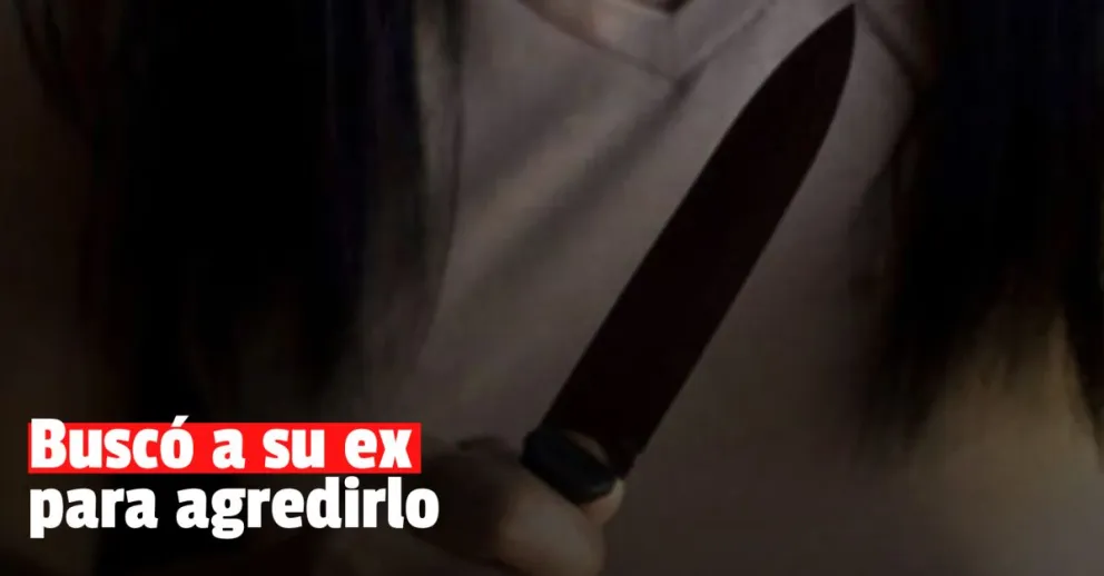 Una mujer acuchilló a su ex pareja y terminó detenida