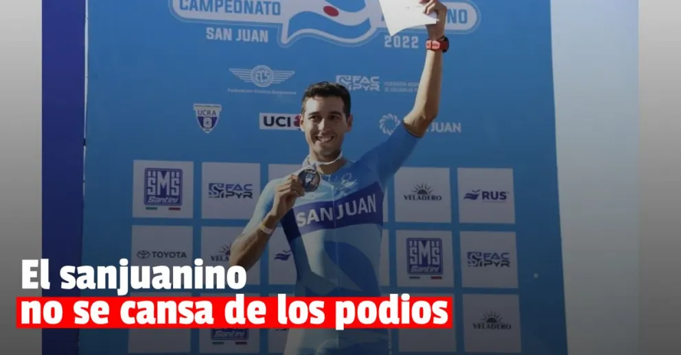 Nicolás Tivani alcanzó el podio en el Campeonato Argentino de Ruta