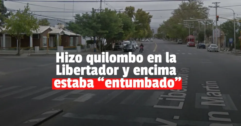 Estaba armando escándalo en la vía pública y le encontraron una tumbera