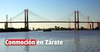 Dos hermanos se arrojaron al río Paraná desde el puente Zárate Brazo-Largo