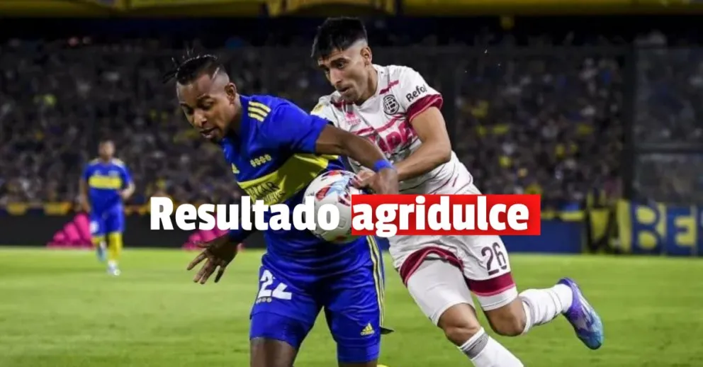 Boca no pasó del empate ante Lanús en la Copa Liga Profesional
