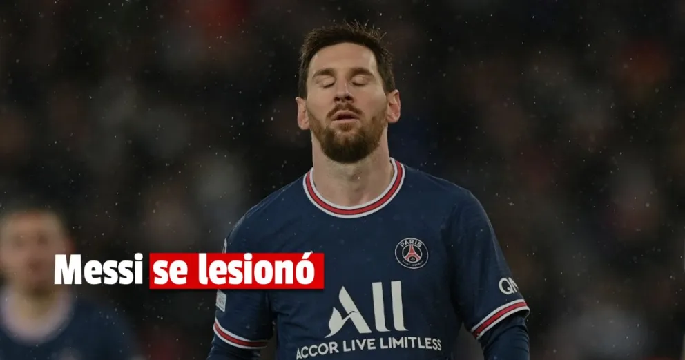 Lionel Messi se lesionó el tendón de Aquiles y no jugará el partido del PSG ante el Angers