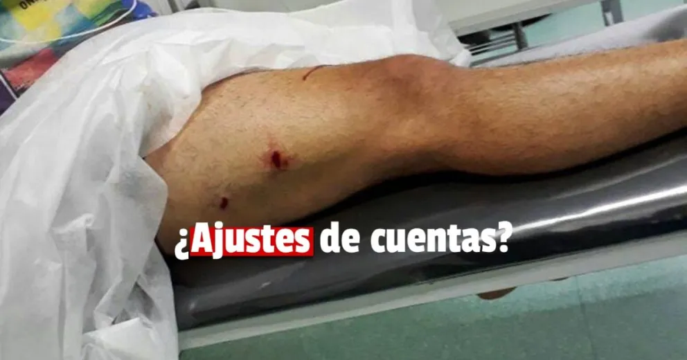 Un joven ingresó al hospital con una herida de bala