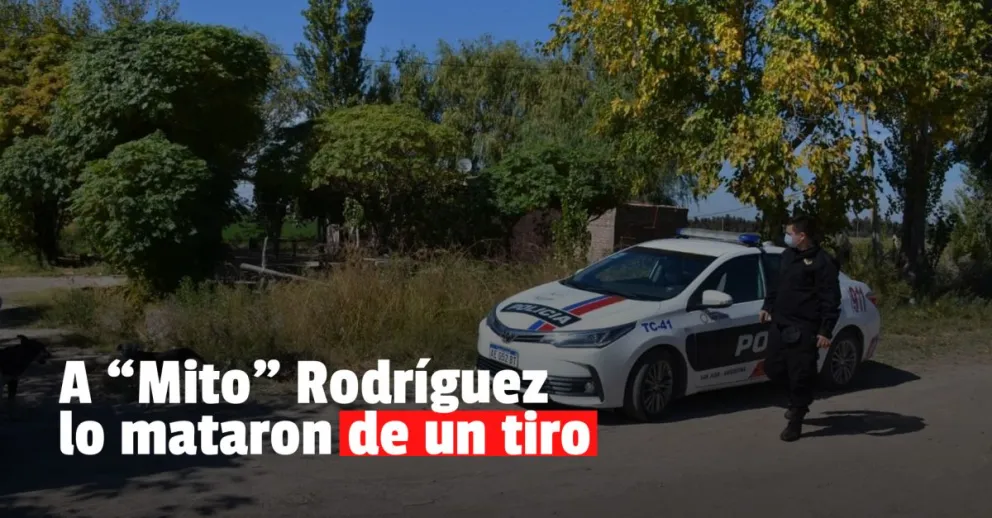 Crimen en Pocito: confirmaron que a "Mito" lo mataron de un tiro