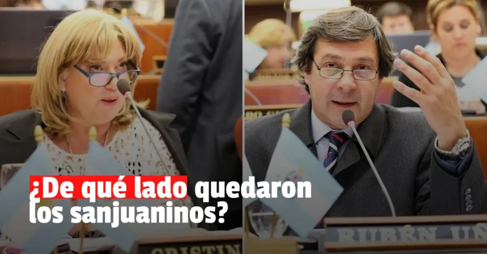 Los senadores sanjuaninos quedaron en el bloque "Nacional y Popular"