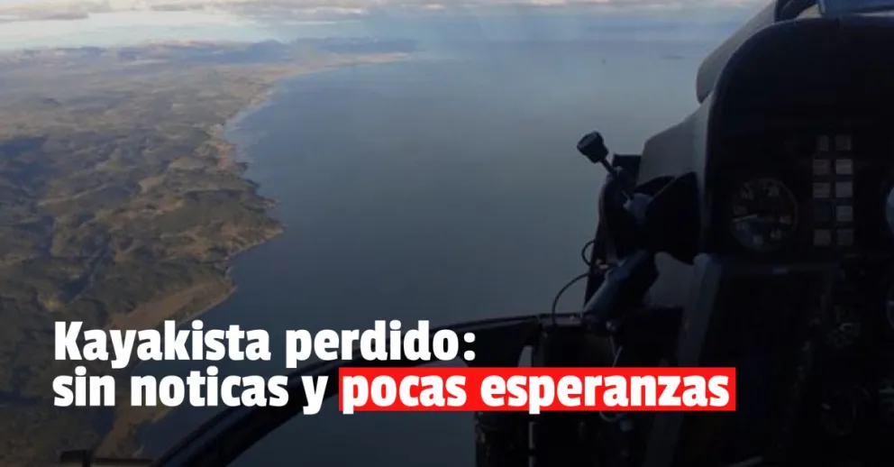 La búsqueda del kayakista sanjuanino en su punto más crítico 