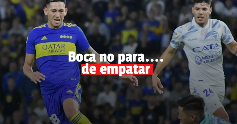Boca sumó su cuarto empate al hilo 