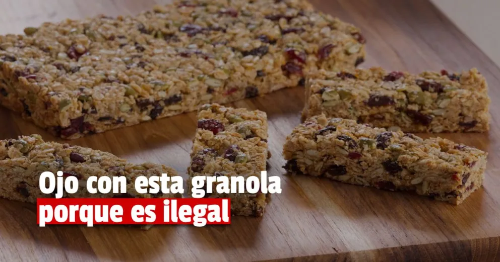 La Anmat prohibió la venta de una barra de cereales por contener un ingrediente "ilegal"