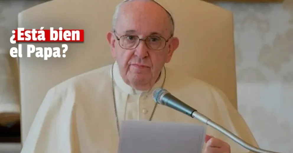 El papa Francisco canceló todas sus actividades por cuestiones de salud