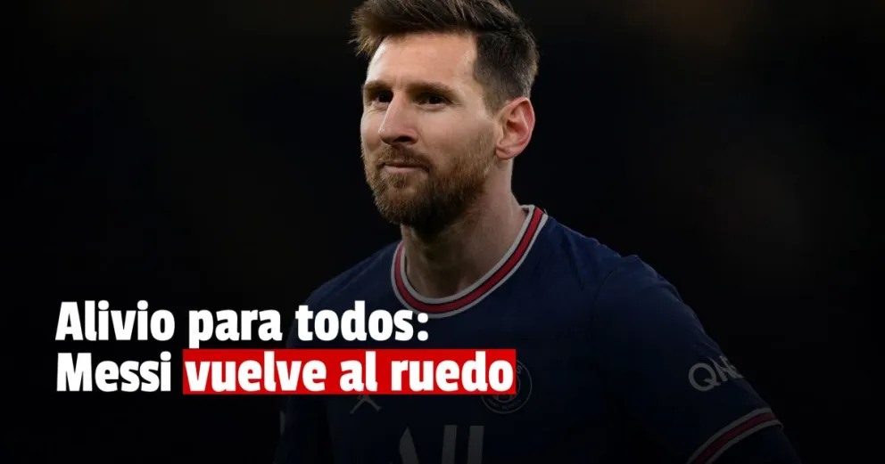 Messi se recuperó de su lesión y vuelve a competir con el PSG
