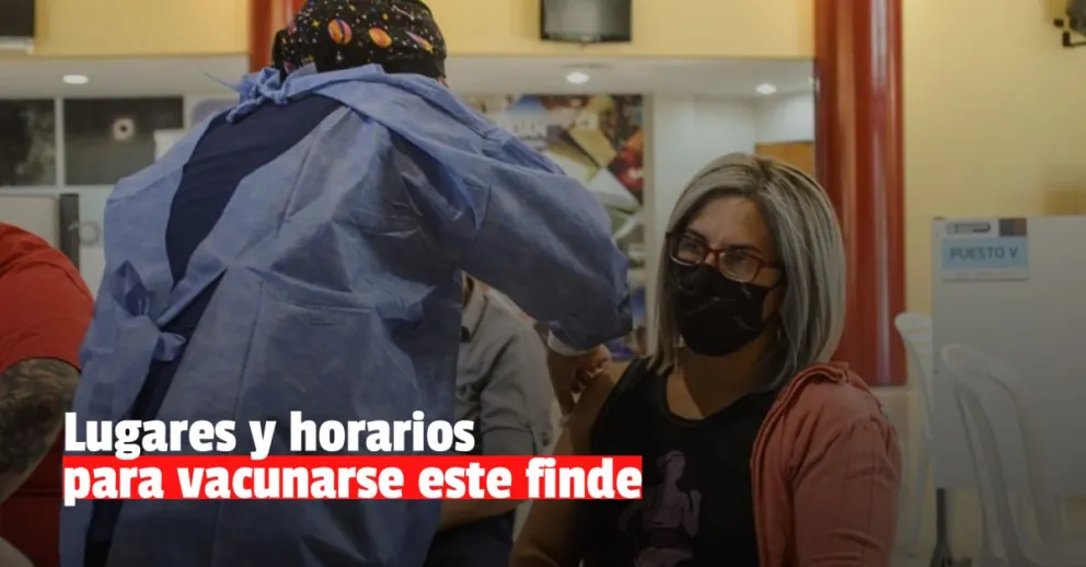 COVID-19: Salud informó el cronograma de vacunación del fin de semana