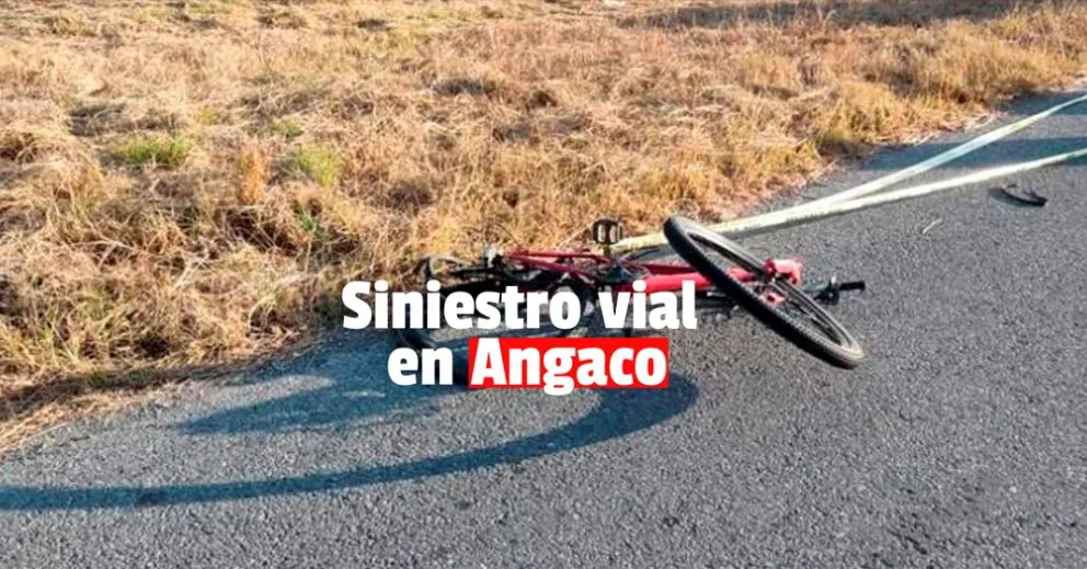 Una ciclista terminó hospitalizada