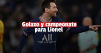 Messi campeón con el PSG en Francia 