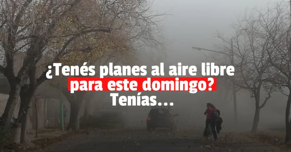 Emitieron un alerta por fuerte viento zonda 