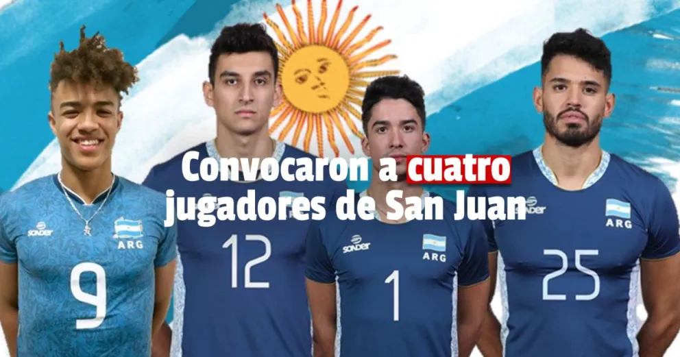 Cuatro jugadores fueron seleccionados por la Selección Mayor