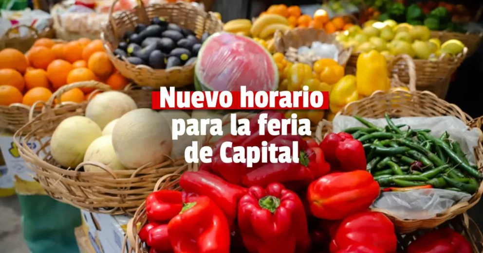 Desde este lunes, la Feria y Mercado de Abasto de Capital tiene nuevo horario 