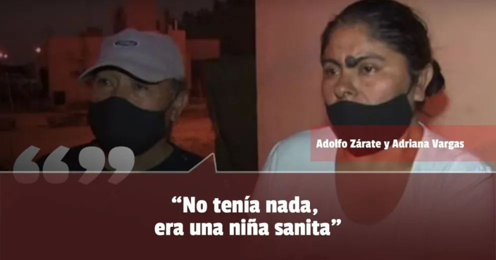 Hablaron los padres de la nena fallecida en Pocito