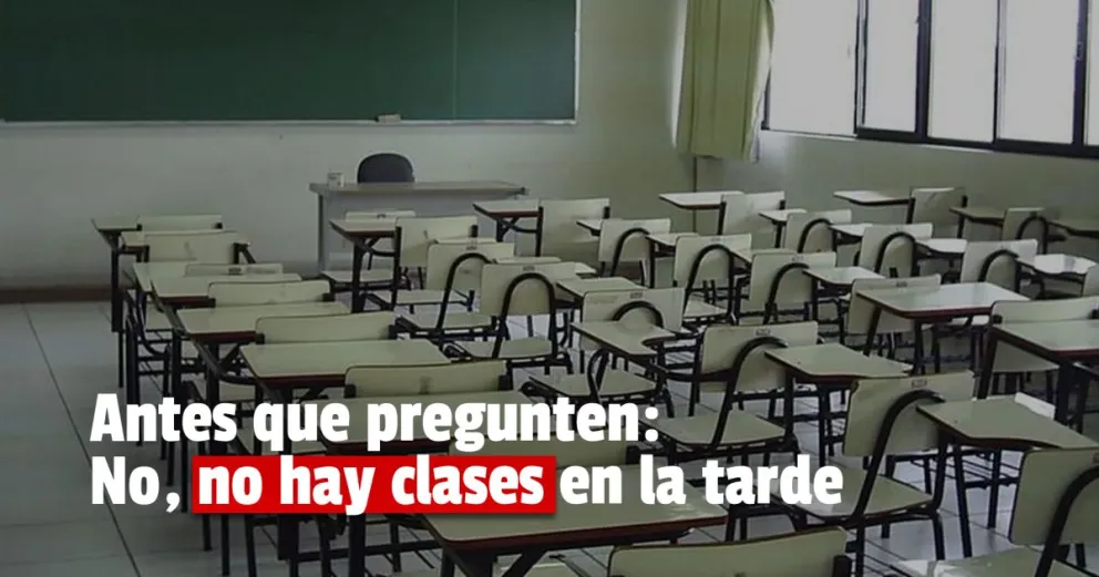 Atención: suspendieron las clases para el turno tarde por el viento Zonda