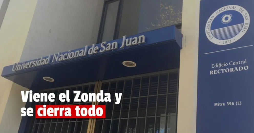 La UNSJ también suspendió sus clases del turno tarde