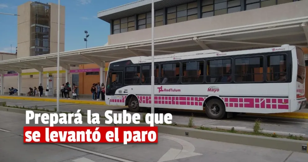 Se levantó el paro de colectivos