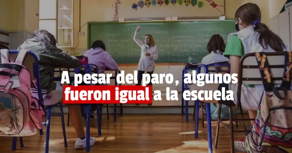 Por el paro de colectivos, el nivel de presentismo no llegó al 50% en las escuelas estatales
