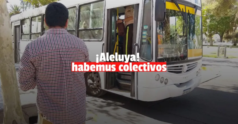 Paro de colectivos: tras el levantamiento de la medida de fuerza, comienzan a circular las primeras unidades 