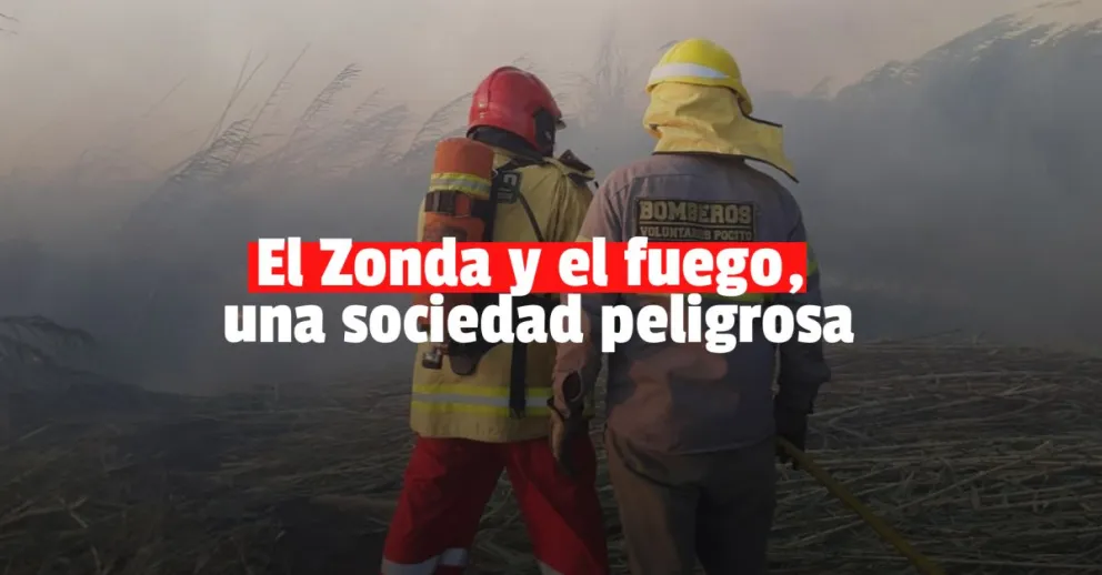 El Zonda causó varios incendios en los departamentos 