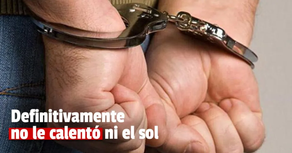 Se robó el tacho con la señalética "desvío" de una obra y fue condenado 