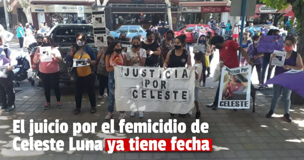 Femicidio de Celeste Luna: el juicio ya tiene fecha 