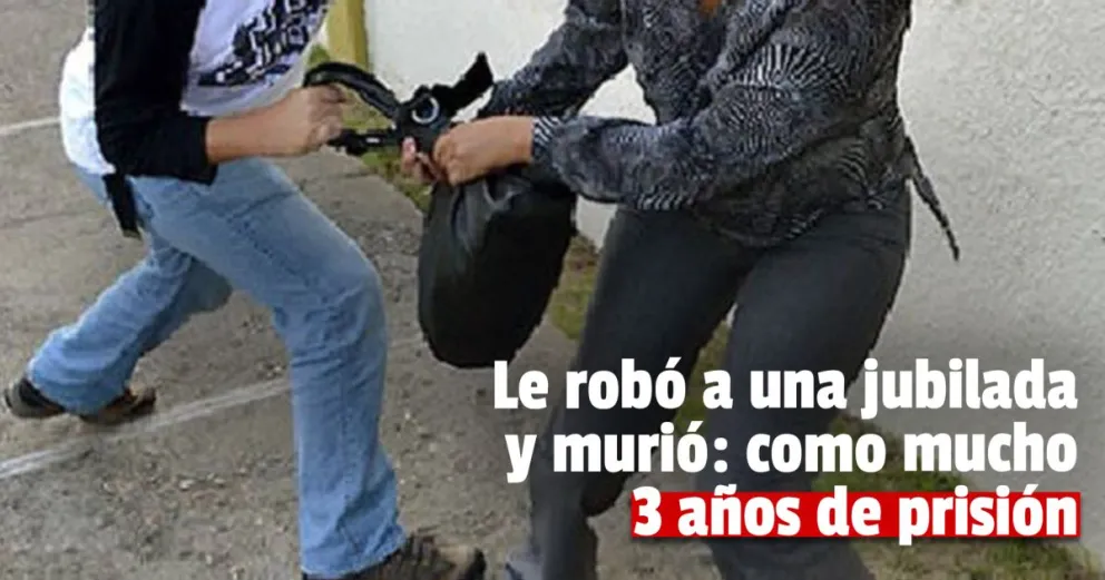 Se viene la condena para un ladrón que le robó a una anciana y murió días después