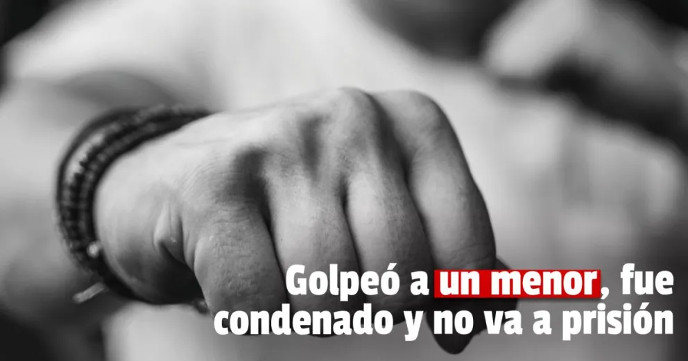 Condenaron y liberaron a un hombre que golpeó a un menor de edad 