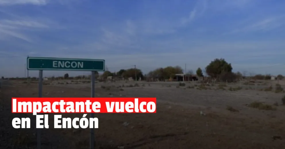 Un hombre de 54 años volcó en Ruta 20 antes de llegar al Encón