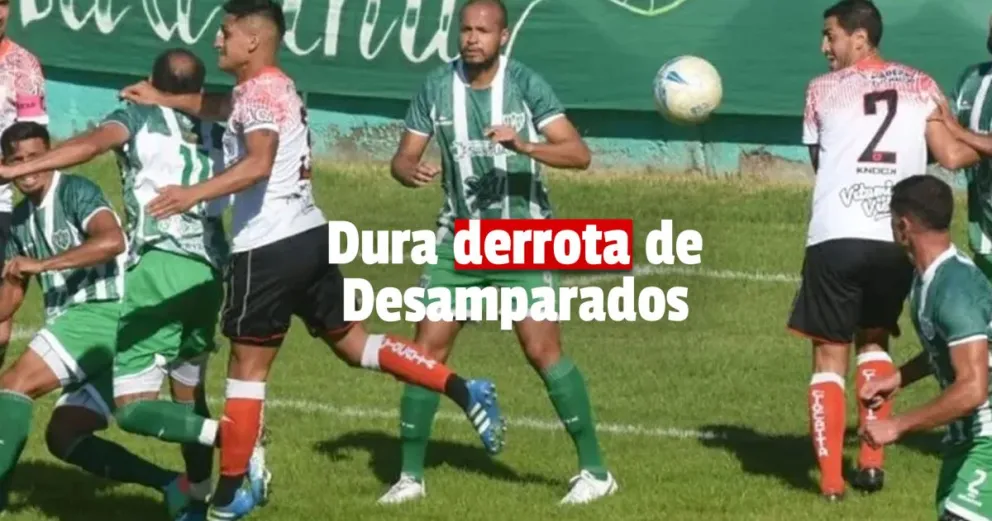 Dura derrota de Desamparados 