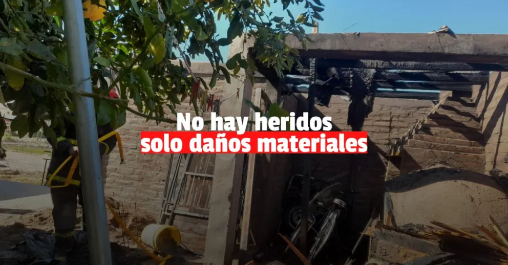Pocito: bomberos sofocaron un incendio estructural en una vivienda