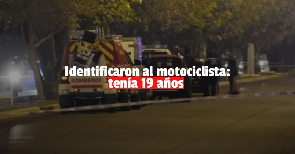  Identificaron al motociclista que falleció en el siniestro vial en Rivadavia