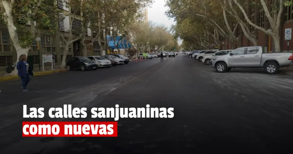 La calle Ignacio de la Roza está siendo repavimentada